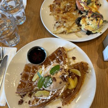 Poached Kitchen - Pumpkin waffles - Breakfast & Brunch Near Me - Irvine, California