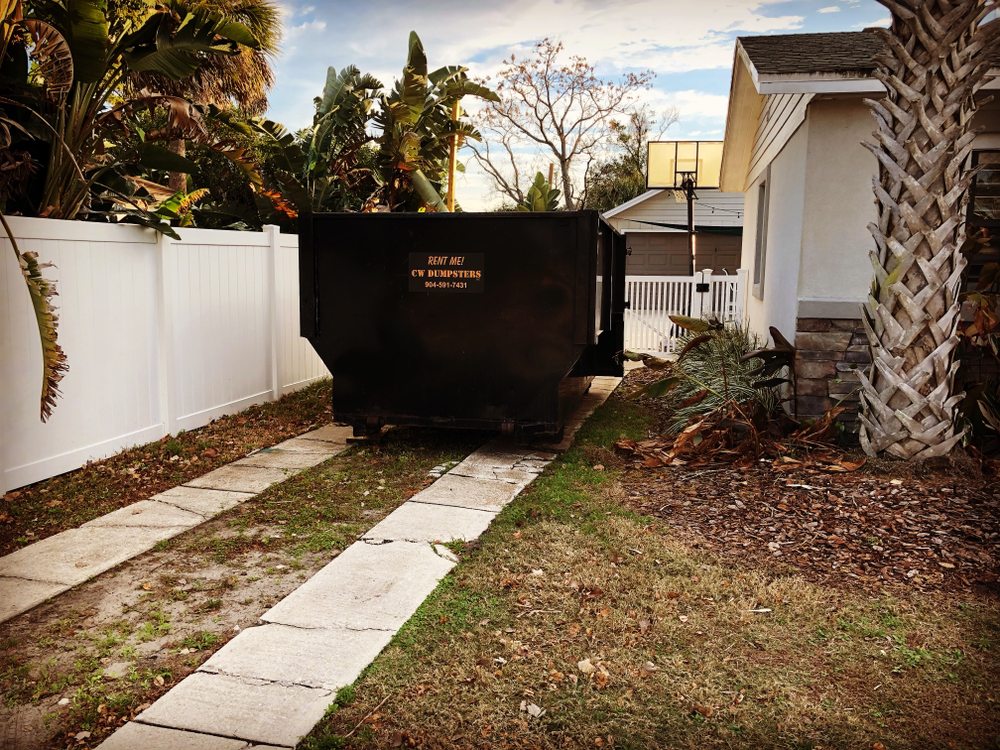 CW DUMPSTERS Jacksonville, Florida Dumpster Rental Phone Number