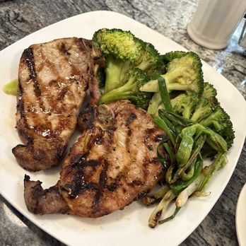 The Bedford Diner - Tasty BROILED PORK CHOPS DINNER - Diners Near Me - Bedford Hills, New York