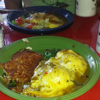 Java Joe's - Sunday brunch. Southwest Eggs Florentine and Wild Bill Omelet. Bring on the green chile! - Coffee & Tea Near Me - Albuquerque, New Mexico