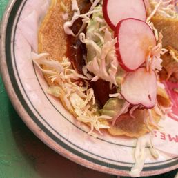One of two Bohemia Beer Battered Fish Tacos. One of two Bohemia Beer Battered Fish Tacos.