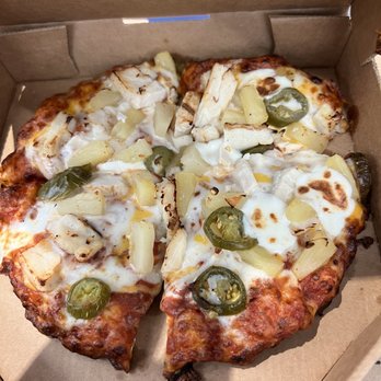 Round Table Pizza - Personal chicken pineapple jalapeño - Pizza Near Me - Citrus Heights, California