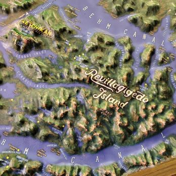Bush Pilots' Lounge - Close-up of the island. - Steakhouses Near Me - Ketchikan, Alaska Bush Pilots' Lounge - Close-up of the island. - Steakhouses Near Me - Ketchikan, Alaska