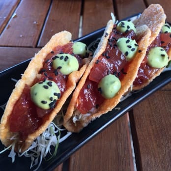 Monkeypod Kitchen - Ahi poke tacos - Hawaiian Near Me - Kapolei, Hawaii Monkeypod Kitchen - Ahi poke tacos - Hawaiian Near Me - Kapolei, Hawaii