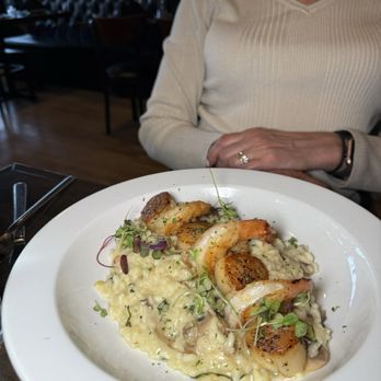 Sage Bar And Grille - Shrimp & Scallop Risotto - Tapas/Small Plates Near Me - Blauvelt, New York Sage Bar And Grille - Shrimp & Scallop Risotto - Tapas/Small Plates Near Me - Blauvelt, New York