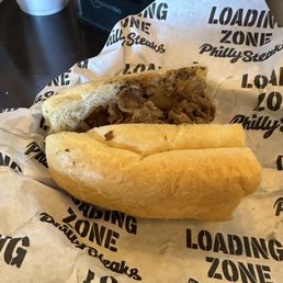 Philly cheesesteak. Philly cheesesteak.