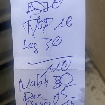 Temecula Nail Bar - Hand written receipt - Nail Salons Near Me - Temecula, California Temecula Nail Bar - Hand written receipt - Nail Salons Near Me - Temecula, California