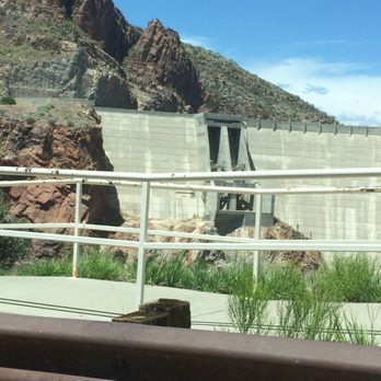 Roosevelt Dam - Spillway view - Landmarks & Historical Buildings Near Me - Roosevelt, Arizona