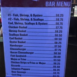 Tiny's Tavern - Bat Menu