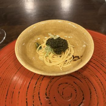 Asakura - Pasta with smoked caviar - Japanese Near Me - Los Angeles, California