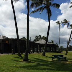 Picnic table, showers and shade...
