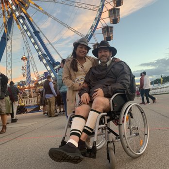 Oktoberfest - Second day, post injury. Free wheelchair rentals! - Fun Fair Near Me - Munich, BY Oktoberfest - Second day, post injury. Free wheelchair rentals! - Fun Fair Near Me - Munich, BY