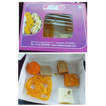 Radhe Sweets and Catering - ~$5 for all - Caterers Near Me - Anaheim, California
