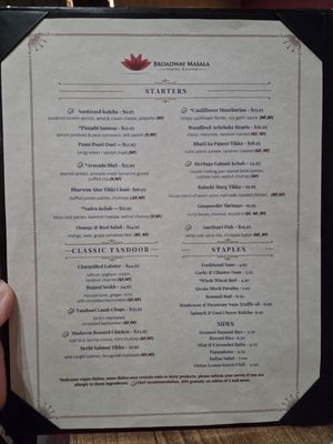 Menu photo 5 Broadway Masala Redwood City, CA Menu photo 5 Broadway Masala Redwood City, CA