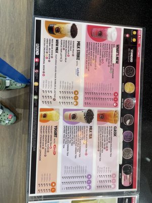 Menu photo 2 Kung Fu Tea Palmdale, CA