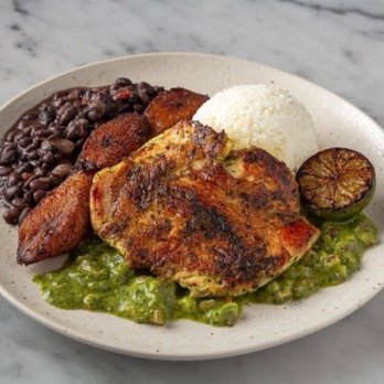Porto's Bakery & Cafe - I can't get enough of the Chicken Dinner plate with fried plantains and black beans - Bakeries Near Me - Glendale, California Porto's Bakery & Cafe - I can't get enough of the Chicken Dinner plate with fried plantains and black beans - Bakeries Near Me - Glendale, California