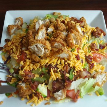 Toasted Cafe - Crispy chicken salad sooo good - New American Near Me - Margate, Florida