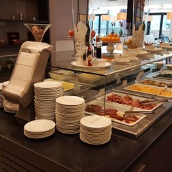 The Garden - Breakfast Buffet Set Up (11/11/17). #Venice #Italy @HiltonHotels #HiltonHonors #Vacation #FoodPics #FoodPorn