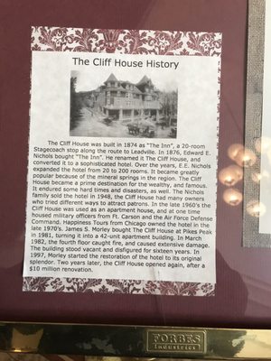 Menu photo 3 The Cliff House Dining Room Manitou Springs, CO Menu photo 3 The Cliff House Dining Room Manitou Springs, CO