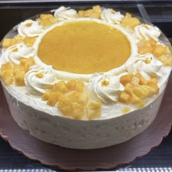 Red Ribbon Bakeshop - Mango Supreme Dedication Cake - Bakeries Near Me - Daly City, California Red Ribbon Bakeshop - Mango Supreme Dedication Cake - Bakeries Near Me - Daly City, California