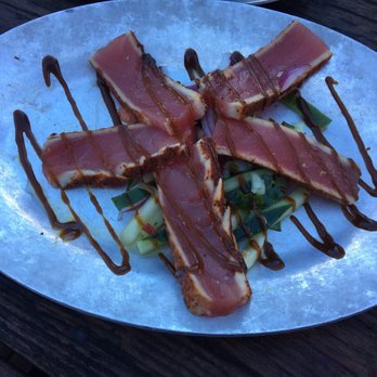 Red's Ice House - Seared tuna with old bay seasoning - Seafood Near Me - Mount Pleasant, South Carolina Red's Ice House - Seared tuna with old bay seasoning - Seafood Near Me - Mount Pleasant, South Carolina