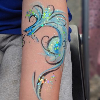 U B Painted - dragon on arm - Face Painting Near Me - Portland, Oregon U B Painted - dragon on arm - Face Painting Near Me - Portland, Oregon