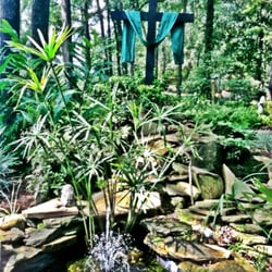 St Stephen Catholic Church - Inside the beautiful meditation garden.