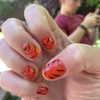Gelous Nails - Tiger nails! Rawr! - Nail Salons Near Me - San Francisco, California Gelous Nails - Tiger nails! Rawr! - Nail Salons Near Me - San Francisco, California