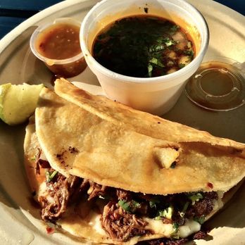 El Viejon - Quesabirria Taco with Consommé for dipping. - Mexican Near Me - Vancouver, Washington El Viejon - Quesabirria Taco with Consommé for dipping. - Mexican Near Me - Vancouver, Washington