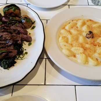 Briciola - Skirt stead and truffle gnocchi - both so good! - Italian Near Me - New York, New York Briciola - Skirt stead and truffle gnocchi - both so good! - Italian Near Me - New York, New York