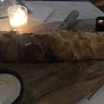 Roberts Block Restaurant & Bar - Buffalo Chicken Cheesesteak Pretzel - Bars Near Me - Glenside, Pennsylvania Roberts Block Restaurant & Bar - Buffalo Chicken Cheesesteak Pretzel - Bars Near Me - Glenside, Pennsylvania