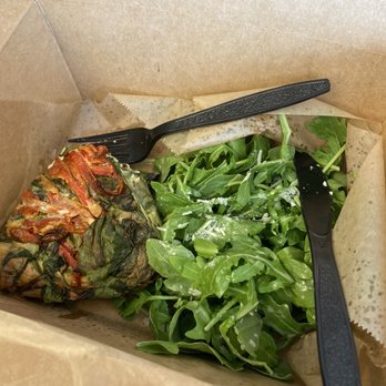 Thinking Cup - Spinach quiche with a small salad with light dressing super delicious - Coffee & Tea Near Me - Boston, Massachusetts Thinking Cup - Spinach quiche with a small salad with light dressing super delicious - Coffee & Tea Near Me - Boston, Massachusetts