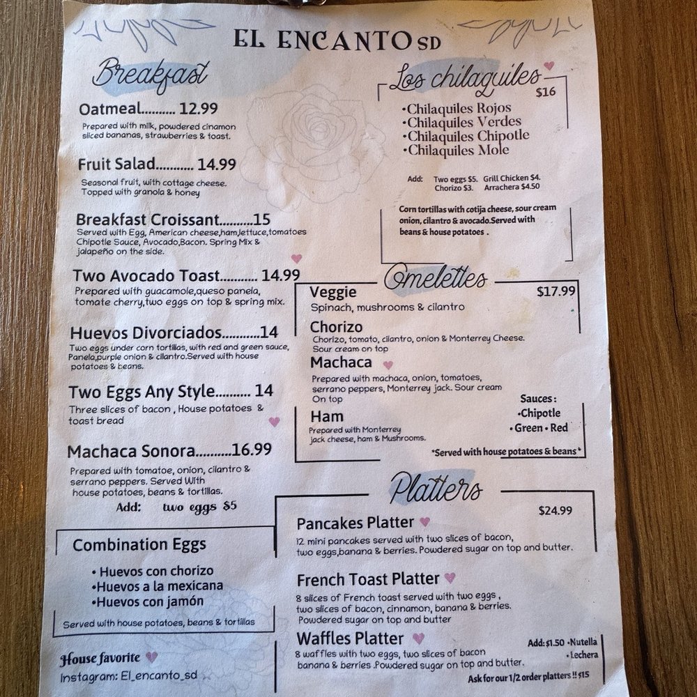 El Encanto - Breakfast & Brunch Near Me - San Diego, California El Encanto - Breakfast & Brunch Near Me - San Diego, California