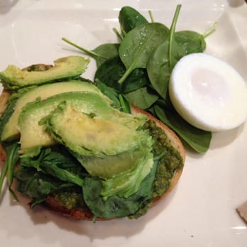 Coffylosophy - Avocado, pesto and spinach on sour dough with a perfectly runny poached egg - Cafes Near Me - Adelaide, SA