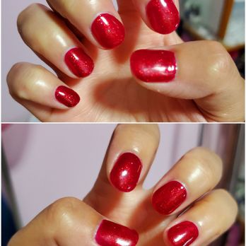 Cindy's Nails - My 1st Gel Manicure since COVID-19 started! Nancy did an awesome job - OPI Nail Polish G842 - An Affair in Red Square," yes! - Nail Salons Near Me - Monrovia, California