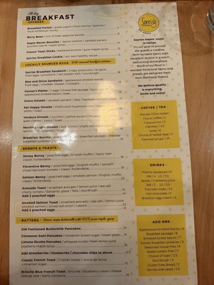 Menu photo 1 Sorriso Kitchen Chatham, NJ Menu photo 1 Sorriso Kitchen Chatham, NJ