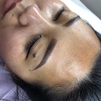 Ivy Envy Permanent Makeup - This is right after Ivy was done. No bleeding, little redness but look at the shape - Permanent Makeup Near Me - Westminster, California Ivy Envy Permanent Makeup - This is right after Ivy was done. No bleeding, little redness but look at the shape - Permanent Makeup Near Me - Westminster, California