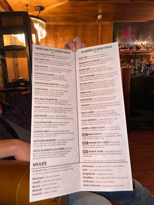 Menu photo 2 The Point Bar & Lounge Prescott, AZ