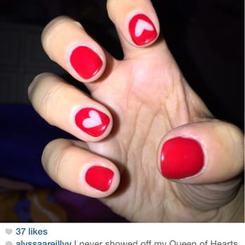 Hanna Nails - Queen of Hearts. Nails by Kay. - Nail Salons Near Me - Staten Island, New York Hanna Nails - Queen of Hearts. Nails by Kay. - Nail Salons Near Me - Staten Island, New York
