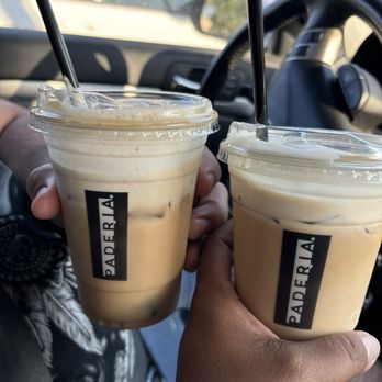 Paderia Bakehouse - Horchata latte and vanilla latte - Bakeries Near Me - Irvine, California Paderia Bakehouse - Horchata latte and vanilla latte - Bakeries Near Me - Irvine, California