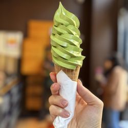 Matcha soft serve