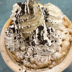 Oreo Sundae Funnel Cake