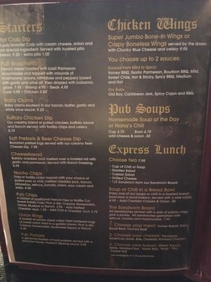 Menu photo 8 Market Cross Pub Carlisle, PA Menu photo 8 Market Cross Pub Carlisle, PA