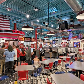 Portillo's - Restaurant interior as you enter - Hot Dogs Near Me - Orlando, Florida Portillo's - Restaurant interior as you enter - Hot Dogs Near Me - Orlando, Florida