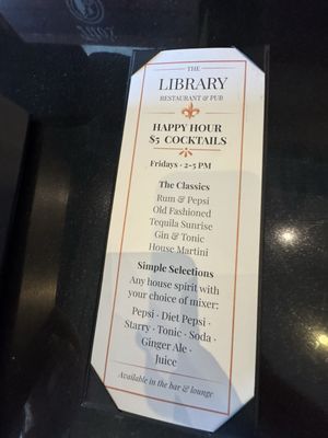 Menu photo 6 The Library Restaurant & Pub Indianapolis, IN Menu photo 6 The Library Restaurant & Pub Indianapolis, IN