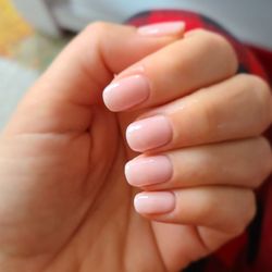 Spa Beautify Nail salon - No chip ombre by Lisa in the morning light