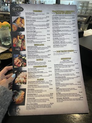 Menu photo 4 Que Vida Tacos Huntington Beach Huntington Beach, CA