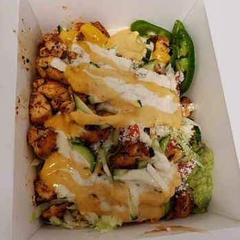 Amarith Cafe - Salmon Bowl - Cafes Near Me - Orange, California