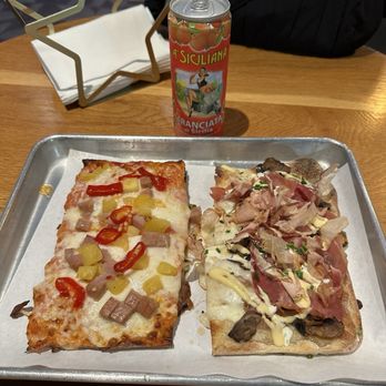 Sugo - Left: Ono Slice Right: Japanese Slice - Pizza Near Me - Costa Mesa, California Sugo - Left: Ono Slice Right: Japanese Slice - Pizza Near Me - Costa Mesa, California