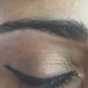 Seva Beauty - My botched eyebrow. NO arch, NO attempt to shape it just a straight line. Literally a STRAIGHT LINE!!! 4/16/18 - Eyelash Service Near Me - Phoenix, Arizona Seva Beauty - My botched eyebrow. NO arch, NO attempt to shape it just a straight line. Literally a STRAIGHT LINE!!! 4/16/18 - Eyelash Service Near Me - Phoenix, Arizona